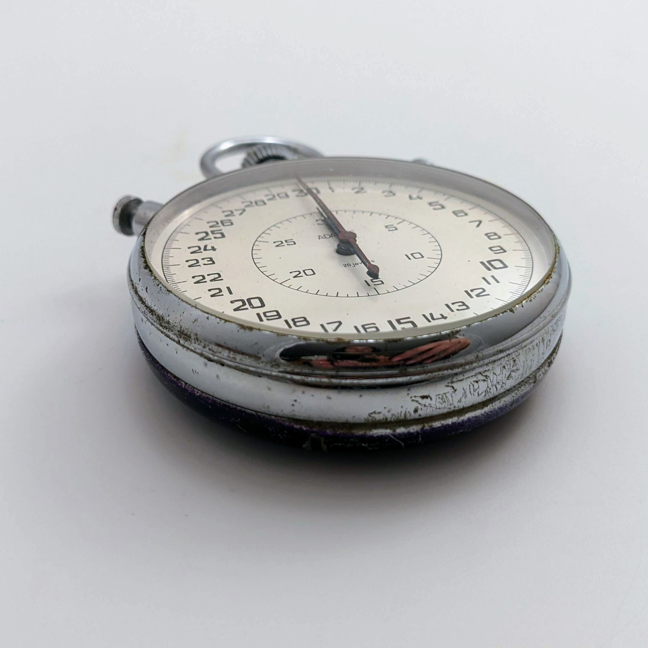 Vintage Adanac 20 Jewel Stopwatch and Case Etsy Canada