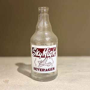 1960s Sky High Soda Pop Bottle by Diamond Bottling Works Milwaukee