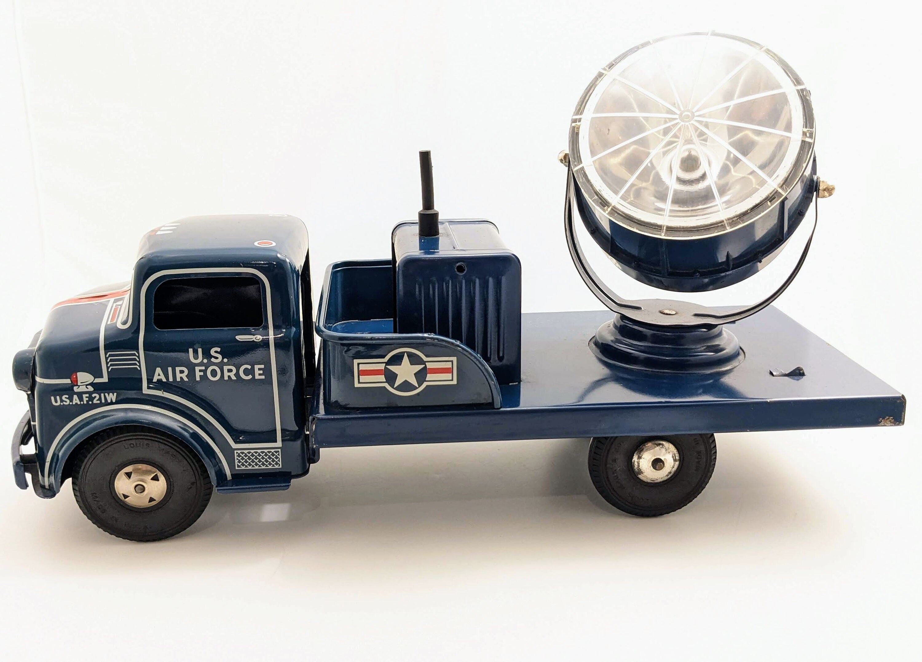 Vintage Marx Pressed Steel Dodge U.S. Air Force Searchlight