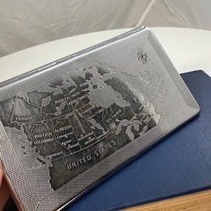silver line cigarettes 1940s Cigarette Case 1940s