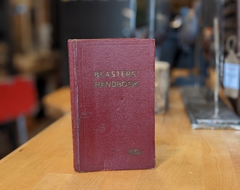 Manual del CIL Blaster de 1952 con tabla desplegable