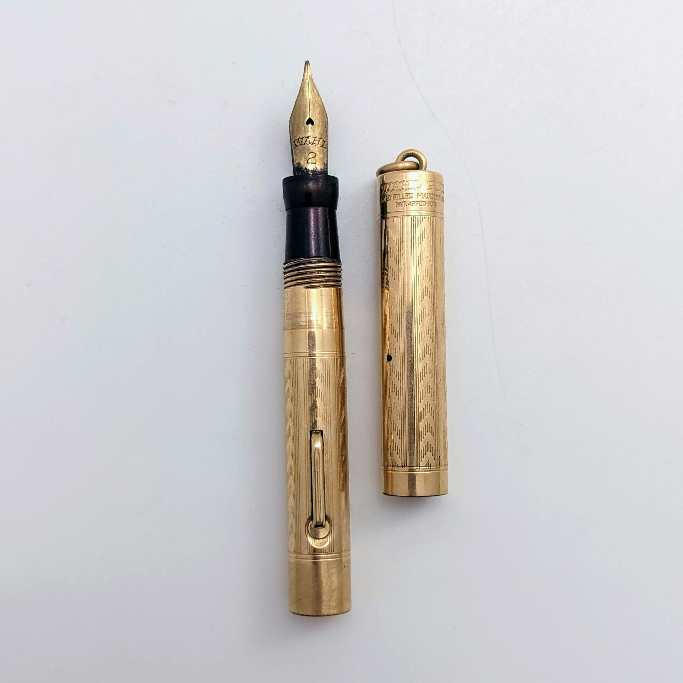 【ヴィンテージ万年筆】エバーシャープ　万年筆 ヴィンテージ WAHL エバーシャープ ゴールドフィルド 万年筆 - Etsy 日本