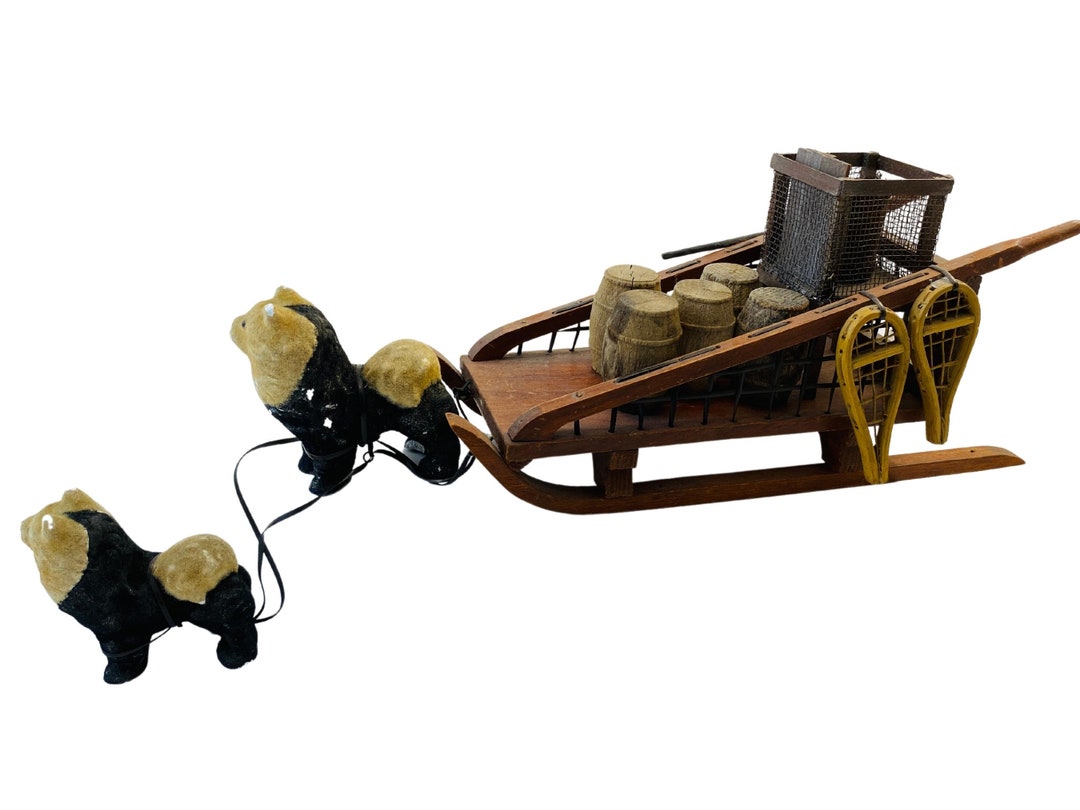 Vintage Dog Sled Team Circa 1930s Etsy