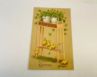 Carte postale de Pâques vintage