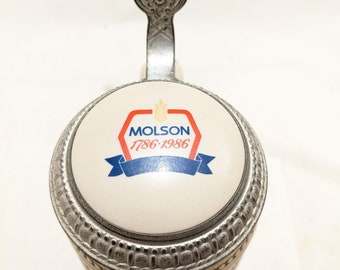 Vintage John Molson Beer Stein With Lid 1786-1886 - Etsy Canada