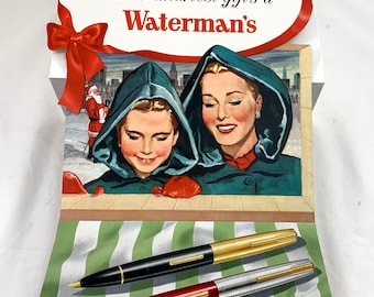 Waterman&#39;s Pen Cardboard Store Display
