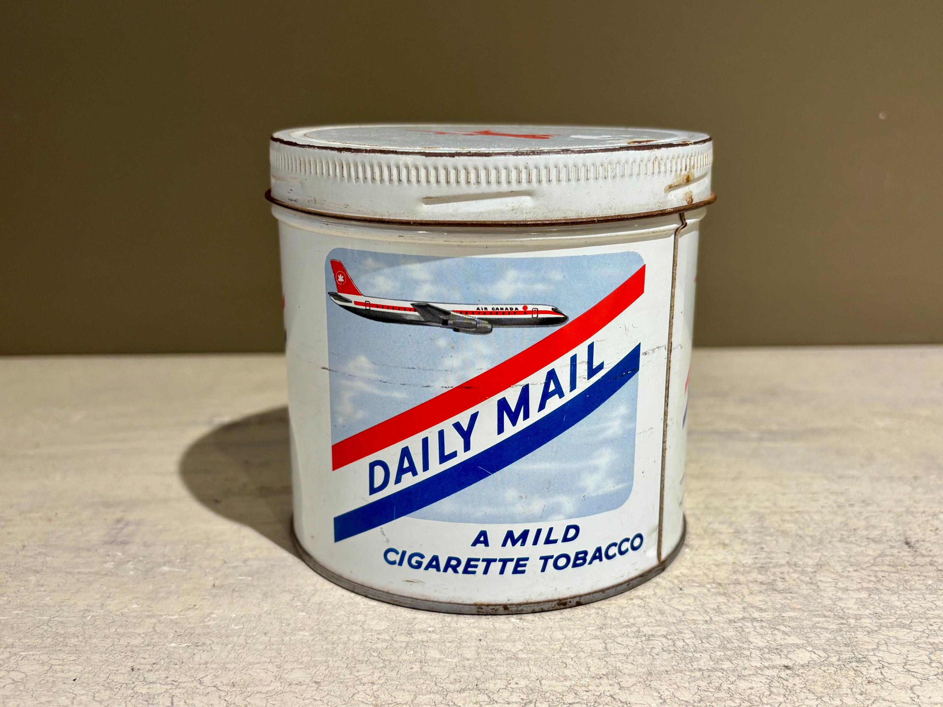 daily mail tobacco Vintage Daily Mail Tobacco Tin Montreal