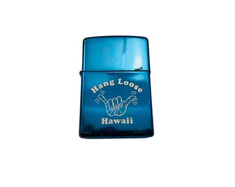 Colgar suelto Hawaii Blue Zippo encendedor