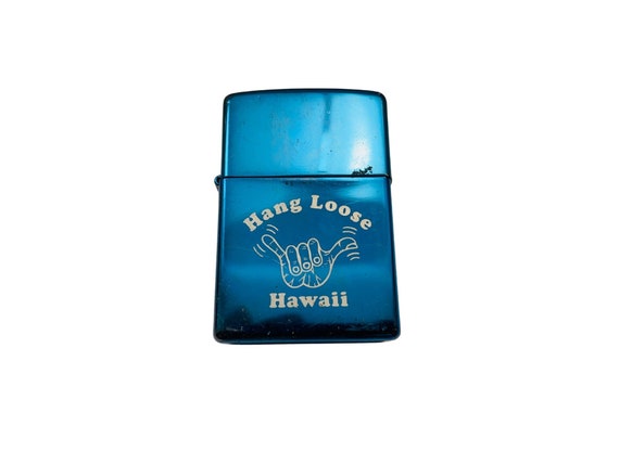 Hang Loose Hawaii Blue Zippo Lighter - Etsy Canada