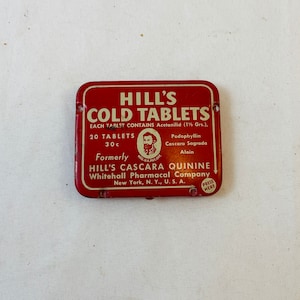 Hill&#39;s Cold Tablets Tin