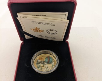 20 Dollars (CAD) Fine Silver Coin Under The Sea: Seahorse c.2017