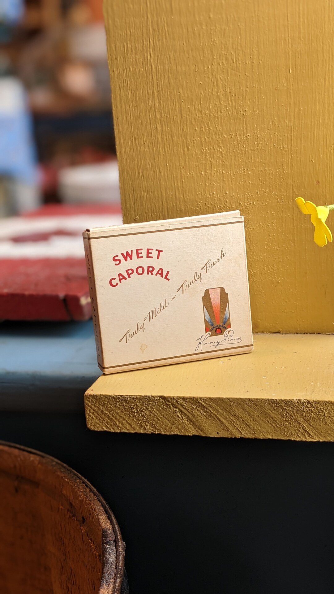 sweet caporal cigarette pack Vintage Sweet Caporal Cigarette Pack, Kinney Bros Advertising
