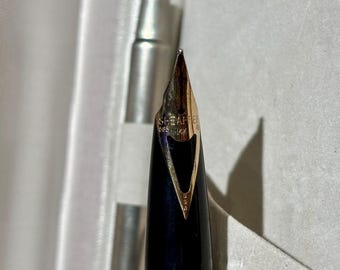 Vintage Gold Electroplated Sheaffer Fountain Pen With 14k Nib and