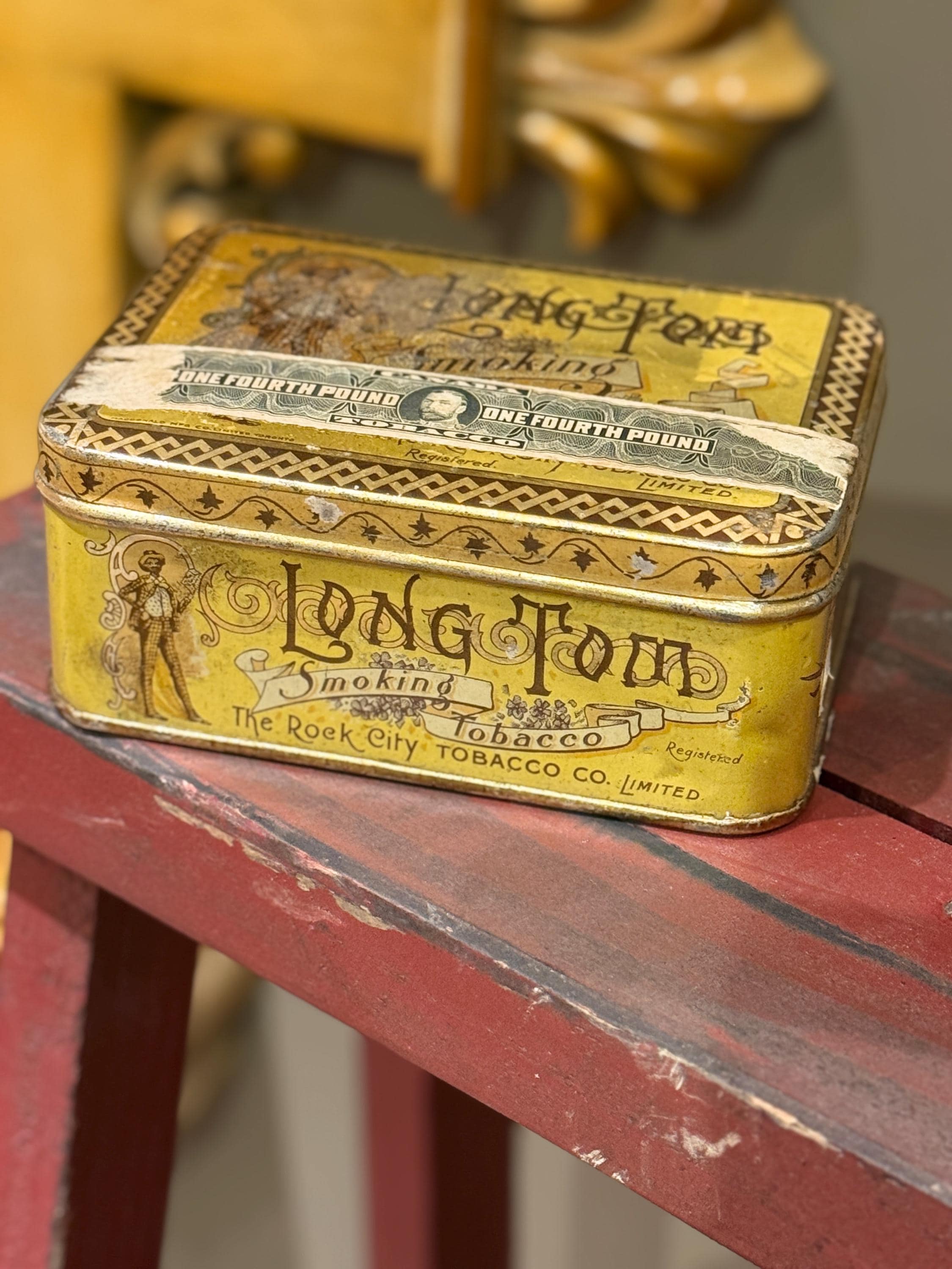 Tom Long Tobacco Tin