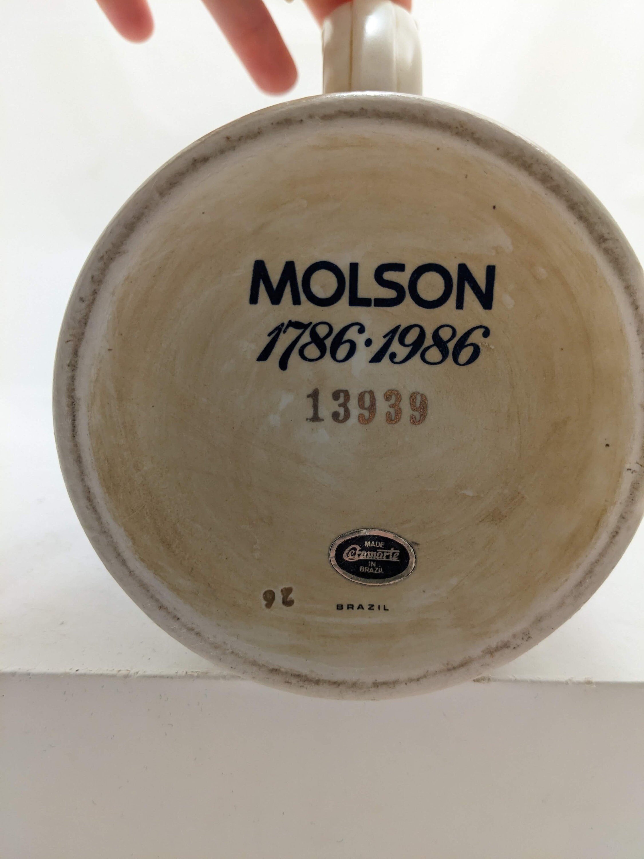 Vintage John Molson Beer Stein With Lid 1786-1886 - Etsy Canada