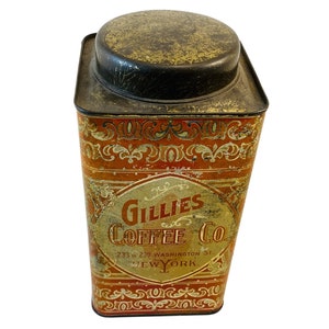 Vintage Gilles Coffee Co. Tin