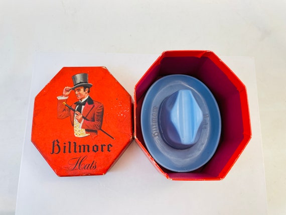 Vintage Biltmore Miniature Hat Box and Hat - Gem