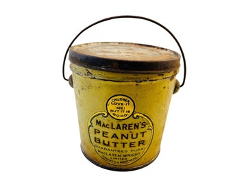 Early MacLaren's Peanut Butter Tin