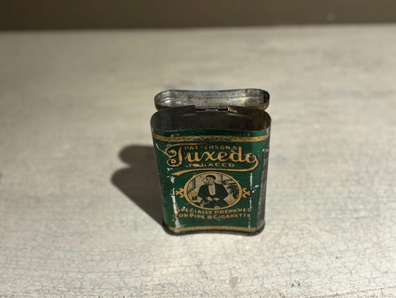 patterson's tuxedo tobacco Vintage Patterson's Tuxedo Tobacco Pocket Tin