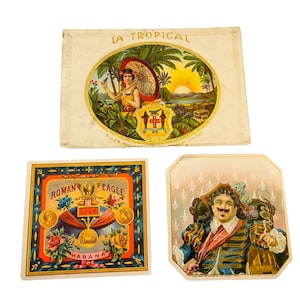 Vintage Cigar Labels (Set of 3)- Lot B