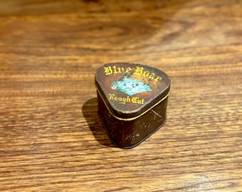 Vintage Blue Boar Rough Cut Tobacco Tin