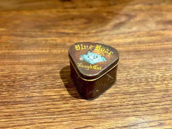 Vintage Blue Boar Rough Cut Tobacco Tin
