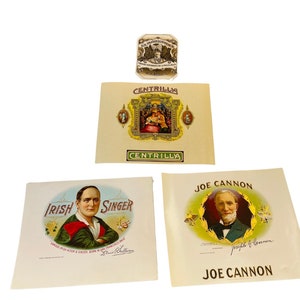 Vintage Cigar Labels (Set of 4)- Lot A