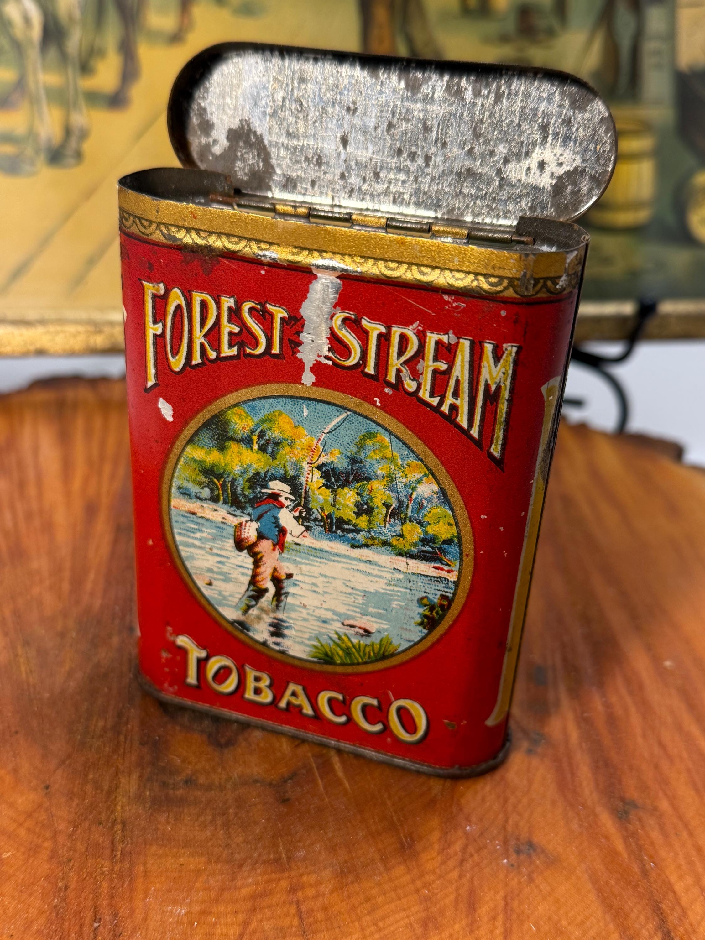 forest and stream tobacco tin Forest and Stream Pocket Tobacco