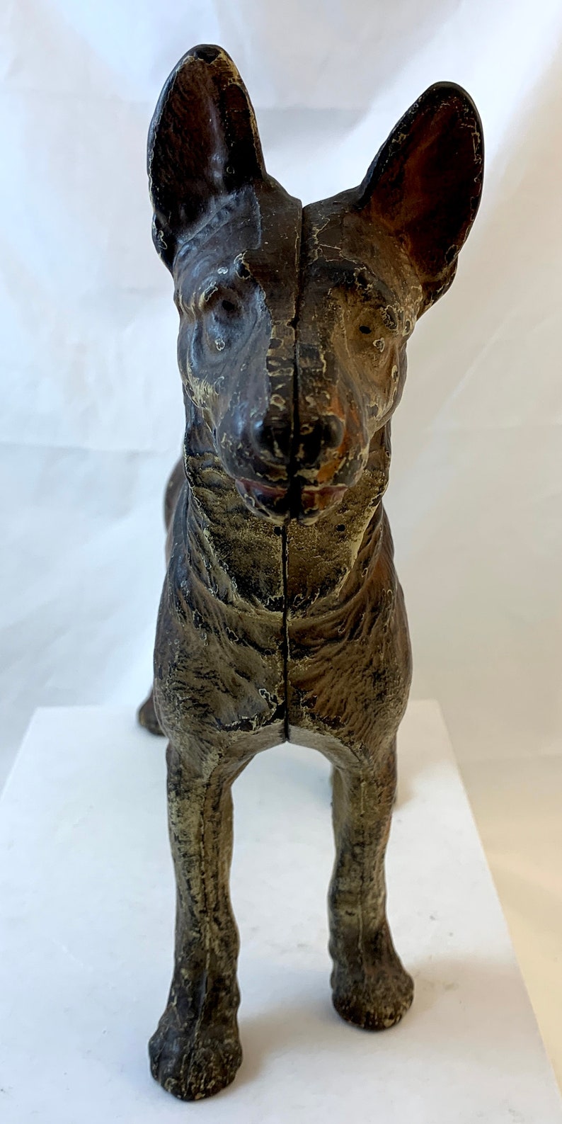 Antique Hubley Cast Iron German Shepherd Dog Door Stop Etsy