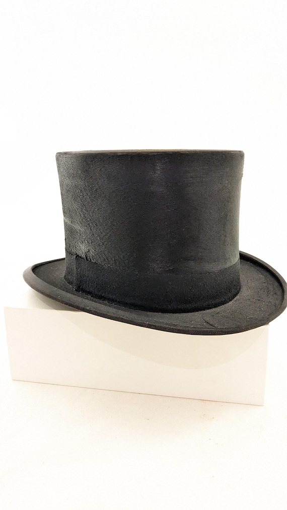 【超希少】 Tress & Co. London製シルクハット【アンティーク】 ヴィンテージ トレス＆コー ロンドン シルクトップハット