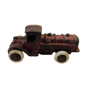 Vintage Cast Iron Toy Tanker Truck