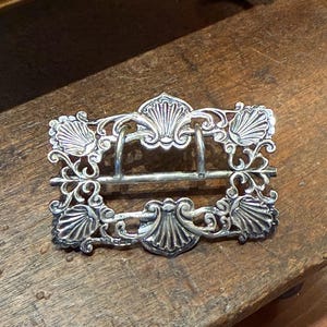 Vintage Sterling Silver Belt Buckle