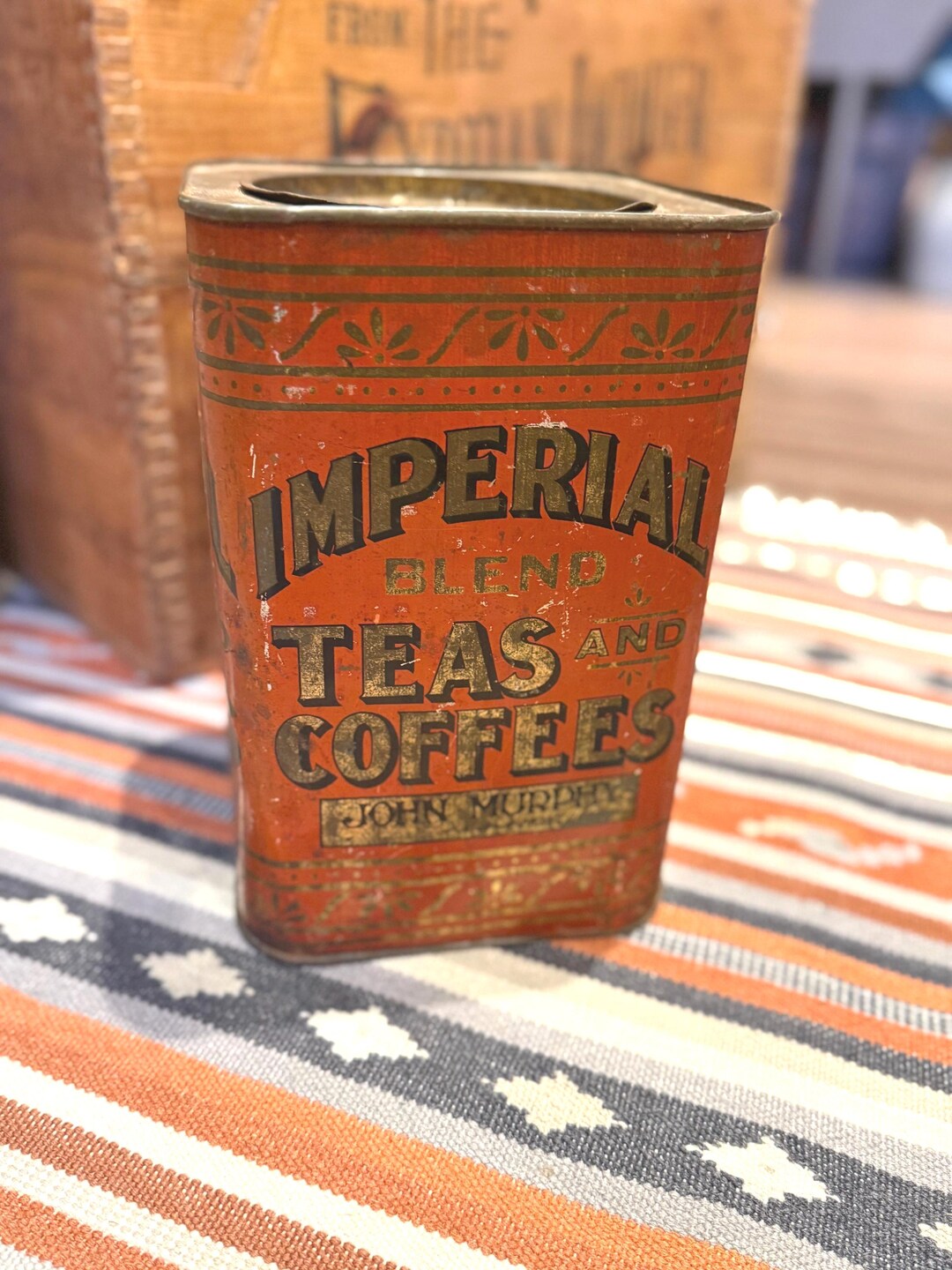 Early 1900 Imperial Blend Teas and Coffees Tin – John Murphy Montreal ...