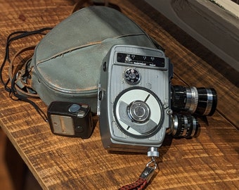 Vintage Yashica 8 Movie Camera with Manual