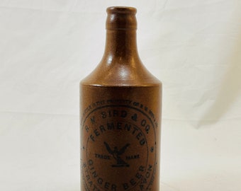 Vintage R.M. Bird Ginger Beer Bottle - Stratford, ON