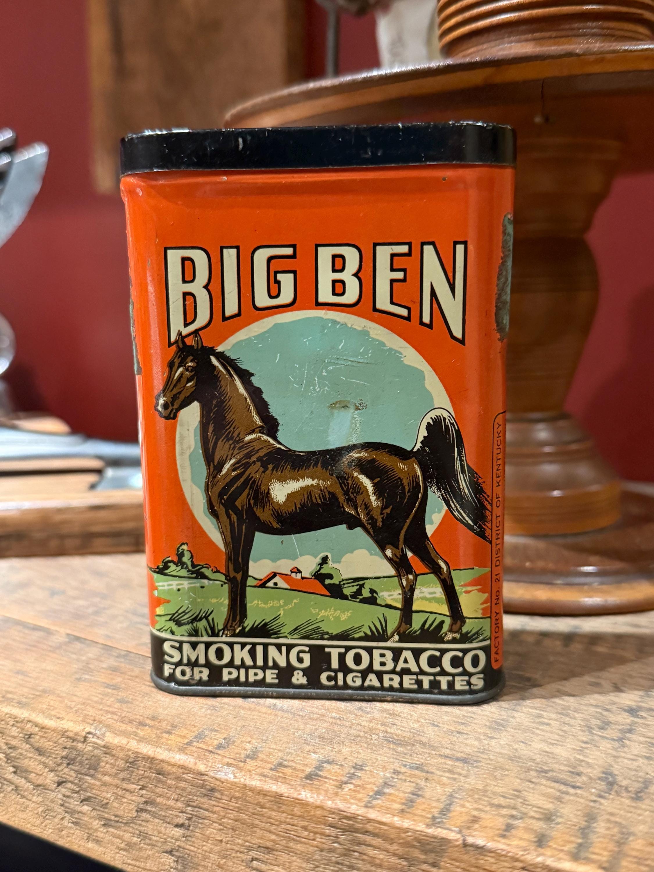 big ben tobacco can Big Ben Tobacco Tin