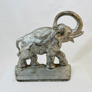 Antique Cast Iron Elephant Door Stop