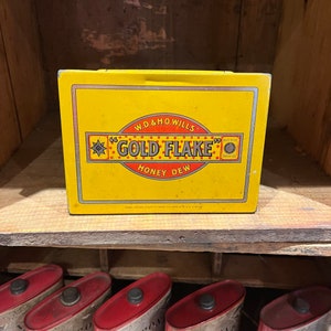w.d. & h.o. wills tobacco tins H.o.wills' Goldflake Honey Dew Cigarette Tin Antique W. D. & H.
