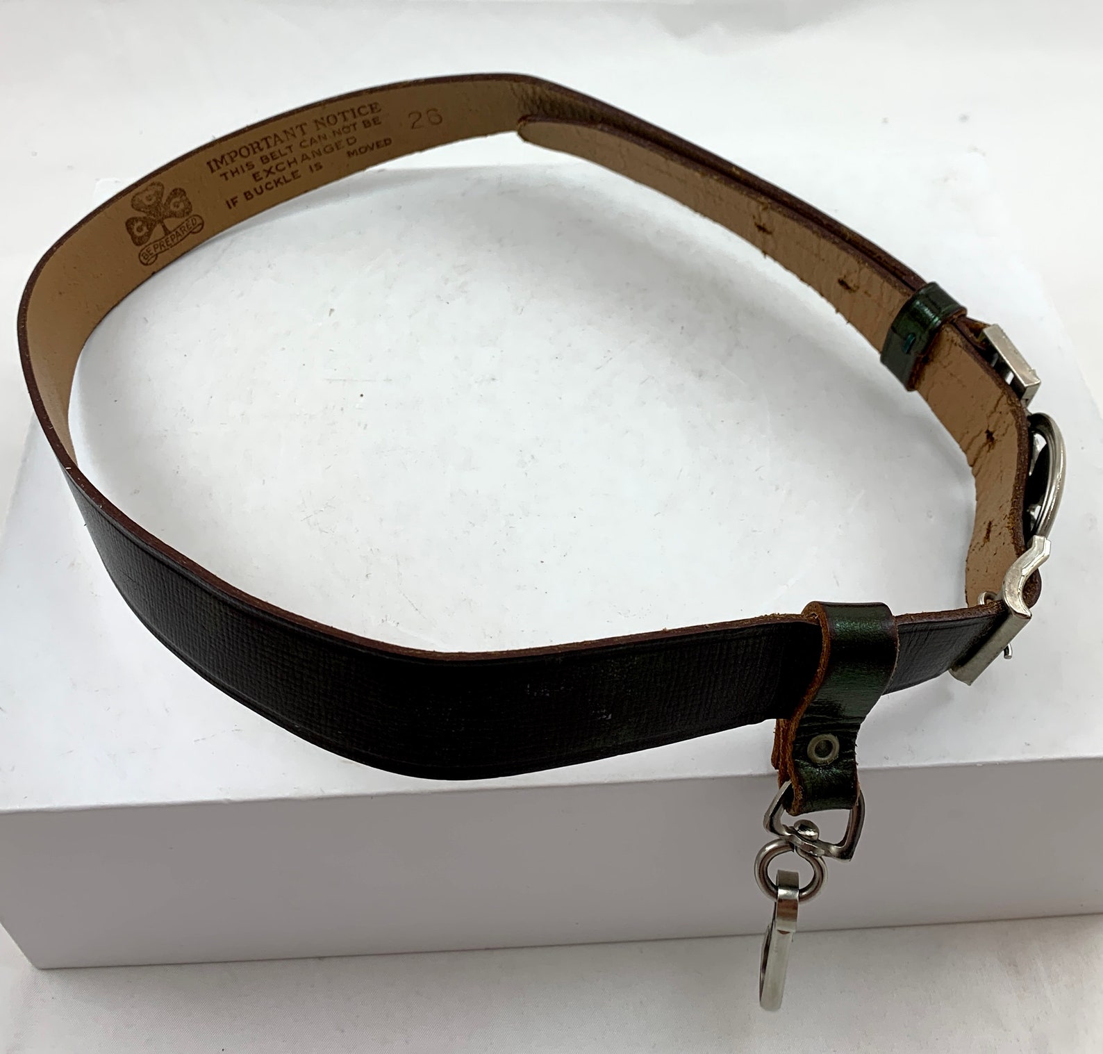 Vintage Boy Scouts Belt & Buckle Etsy