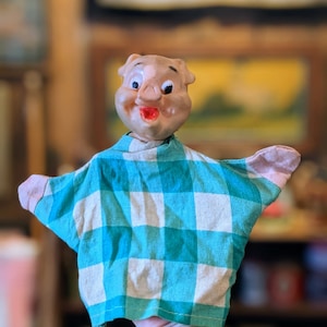 Vintage Porky Pig Hand Puppet by Reliable Toy Canada