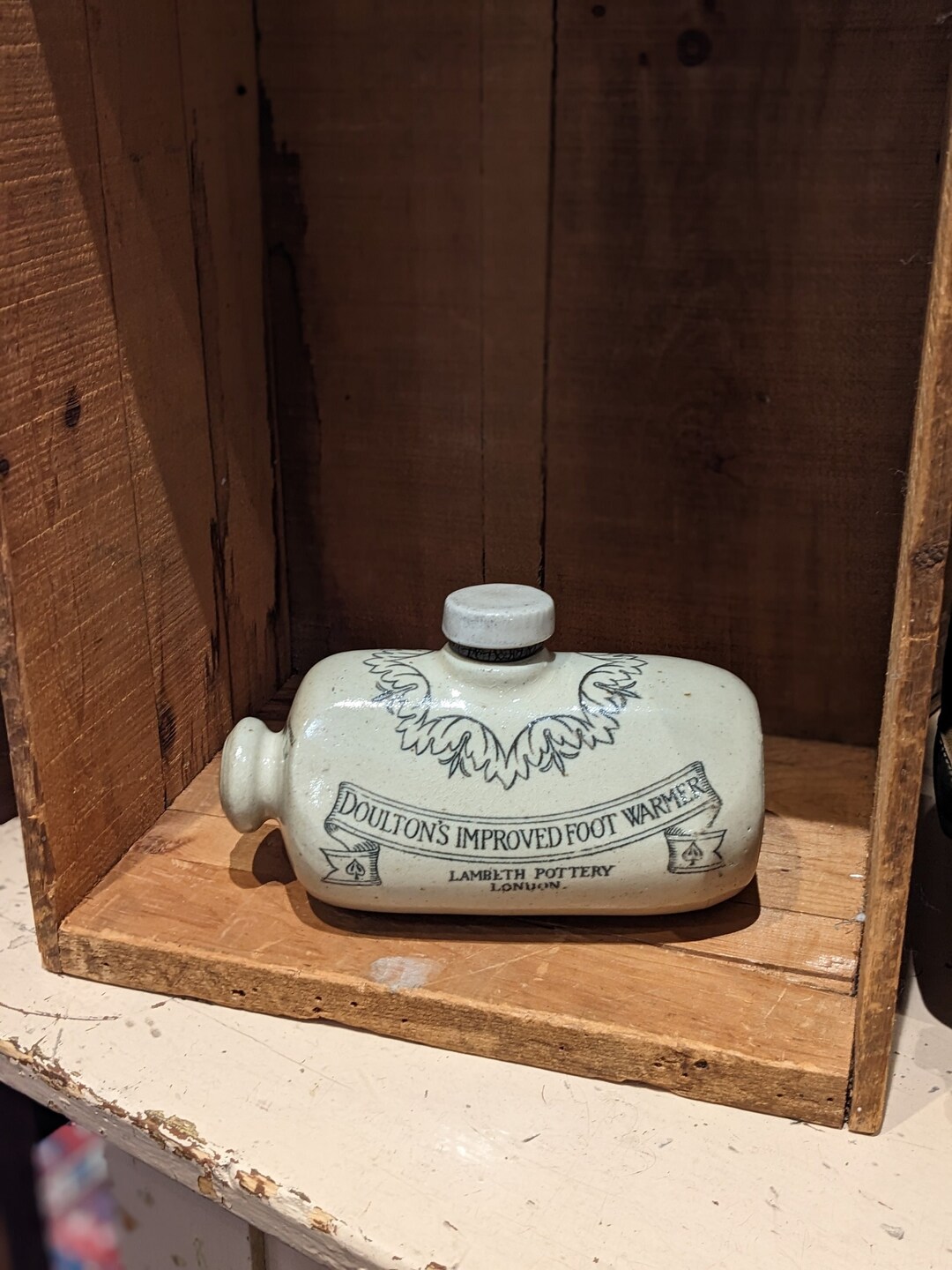 Doulton Lambeth Stoneware Foot Warmer Made for T. Eaton Etsy