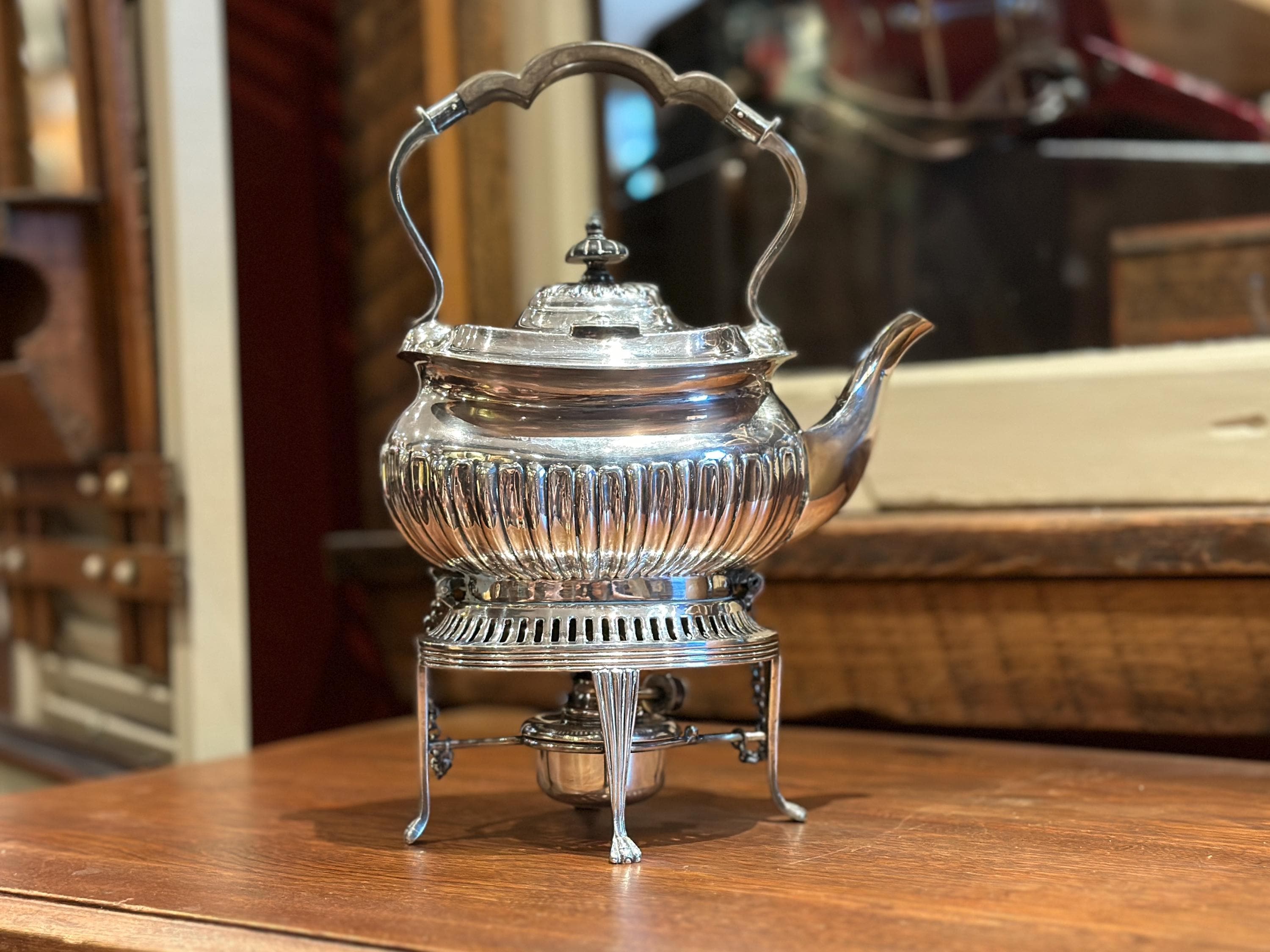 美麗 Walker & Hall 英国アンティーク純銀P. シルバー フォーク ナイフ