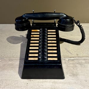 Vintage GEC Intercommunications IT 3103 Push Button Bakelite Telephone