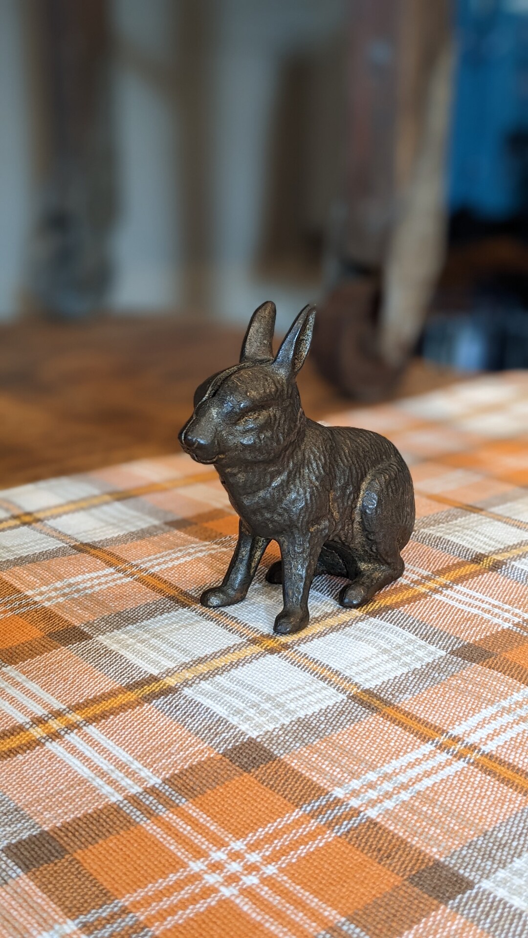 Early Cast Iron Rabbit Still Coin Bank C.1900, Money Bank, Piggy Bank ...