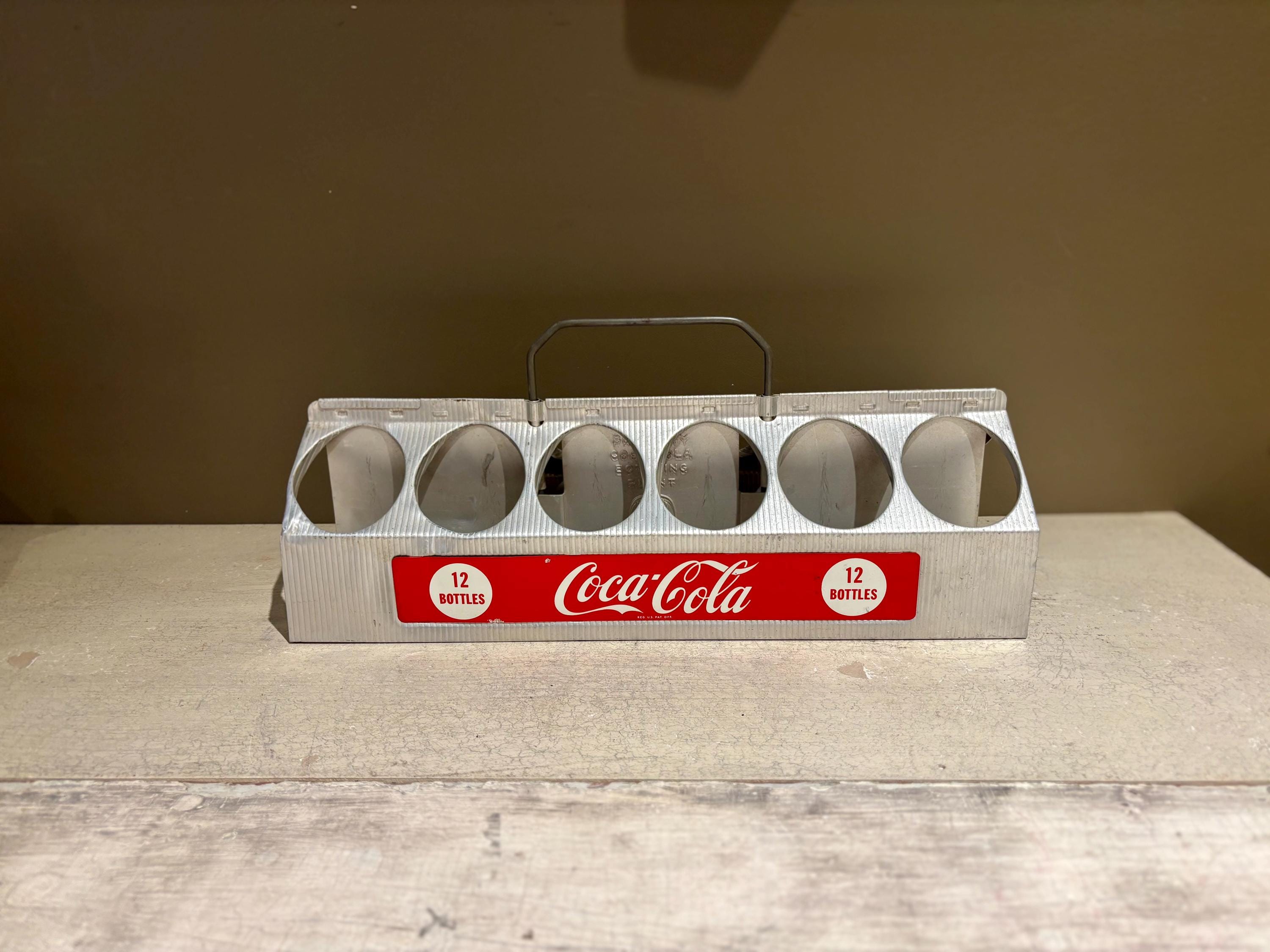 1950年代のコカコーラ アルミ製 12本ボトルキャリア - Etsy 日本
