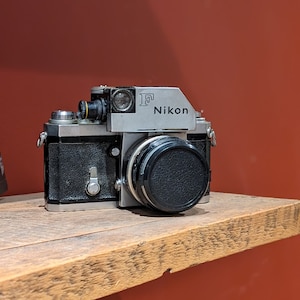 Vintage Nikon F-35MM SLR Camera with F2 Nikkor- S Lens