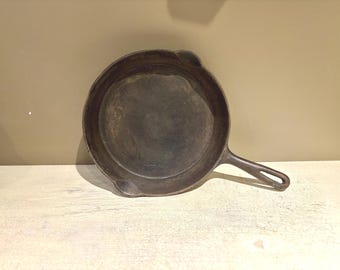 Vintage Findlay Carleton Place Nr. 8 Gusseisen Bratpfanne 10-Zoll-Pfanne