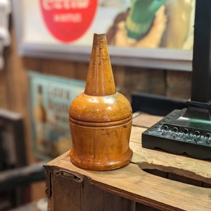 Antique Tiger Maple Kitchen Funnel Antique Tiger Maple Kitchen Funnel