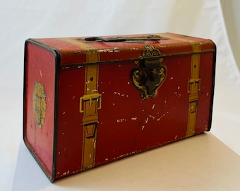 Vintage Toolbox Biscuit Tin