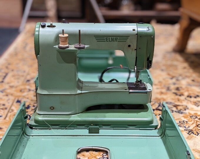 1950's Elna Supermatic Portable Sewing Machine Etsy